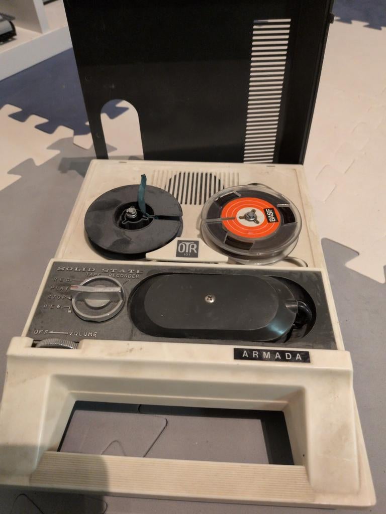 Armada Draagbare Bandrecorder - Vintage Audio, Ophalen of Verzenden, Bandrecorder, Met banden