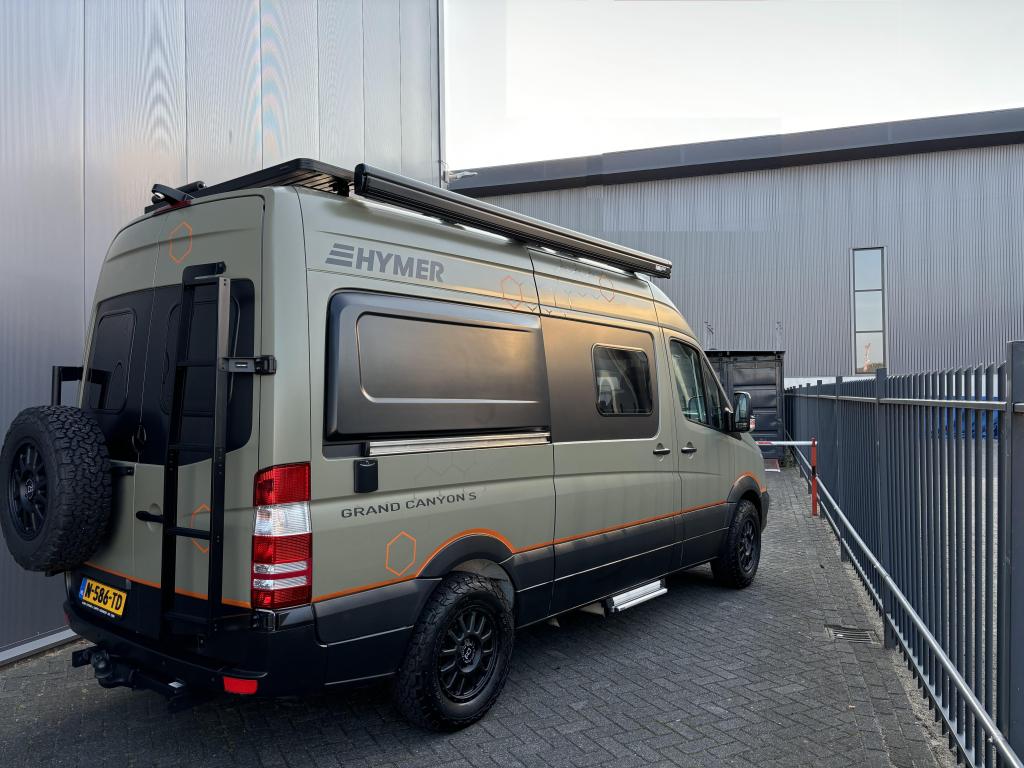Hymer Grand Canyon S Offroad, crossover, Mercedes automaat, Automaat, Buscamper of Camperbus, Ringverwarming, Tot en met 2