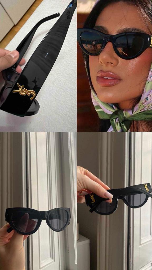 sunglasses with gold details, Sieraden, Tassen en Uiterlijk, Zonnebrillen en Brillen | Dames, Ophalen of Verzenden, Zo goed als nieuw