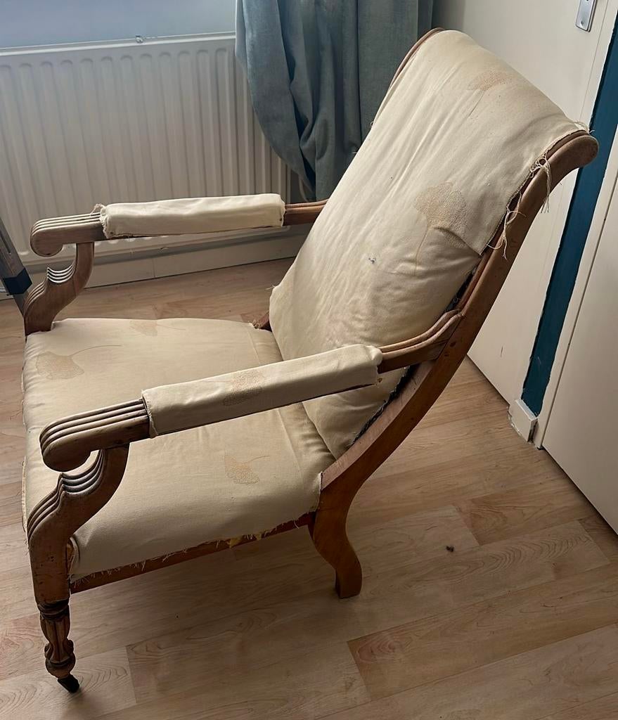 Antieke fauteuil, Antiek en Kunst, Ophalen