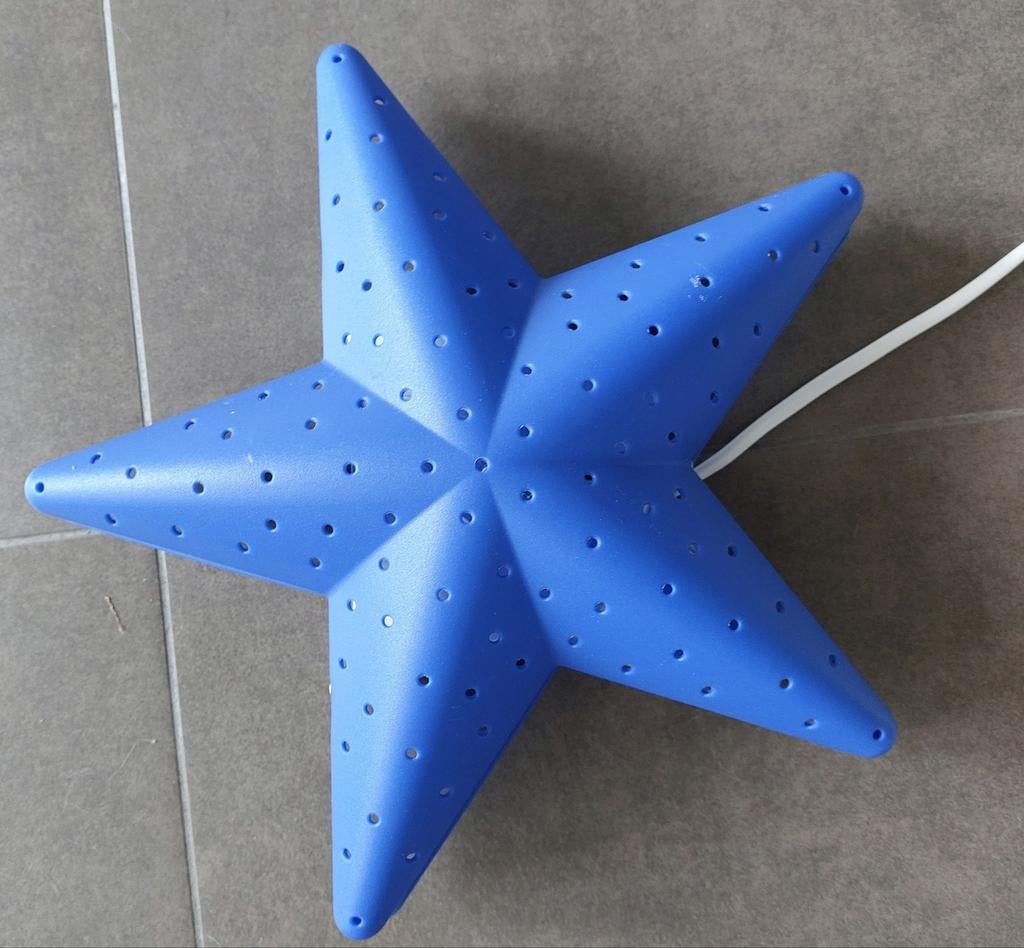 Blauwe ster, lamp, Ophalen of Verzenden, Nieuw, Lamp