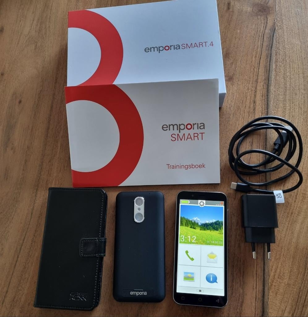 Emporia Smart.4 Senioren Smartphone, Noodknop & Simlockvrij, Ophalen, Overige modellen, Zo goed als nieuw, Zonder simlock