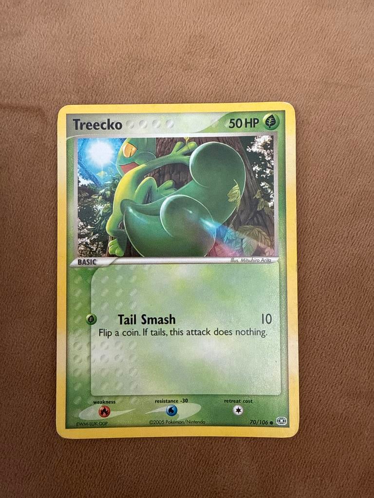 Pokémon kaart Treecko 70/106, Ophalen of Verzenden, Gebruikt, Losse kaart