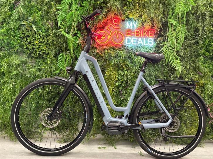 Gazelle Chamonix T10 HMS - Middenmotor - 57cm, -, Ophalen of Verzenden, Zo goed als nieuw, 50 km per accu of meer