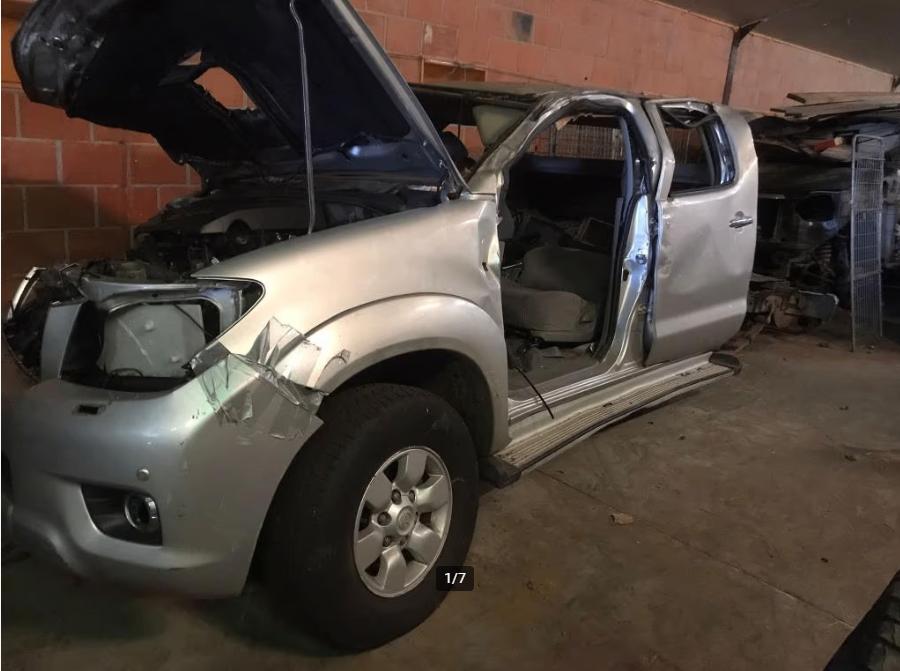 Toyota Hilux schade, Ophalen, Gebruikt, Toyota