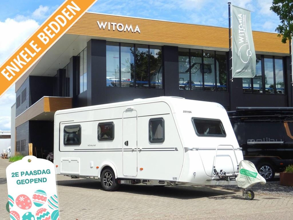 Eriba Novaline 495 Rondzit en enkelbedden, Rondzit, Bedrijf, 5 tot 6 meter, Eriba