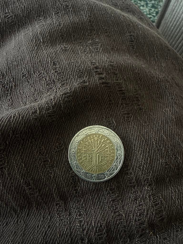 Franse 2 euro munt uit 2000, Postzegels en Munten, Munten | Europa | Euromunten, Verzenden, Frankrijk, 2 euro, Losse munt