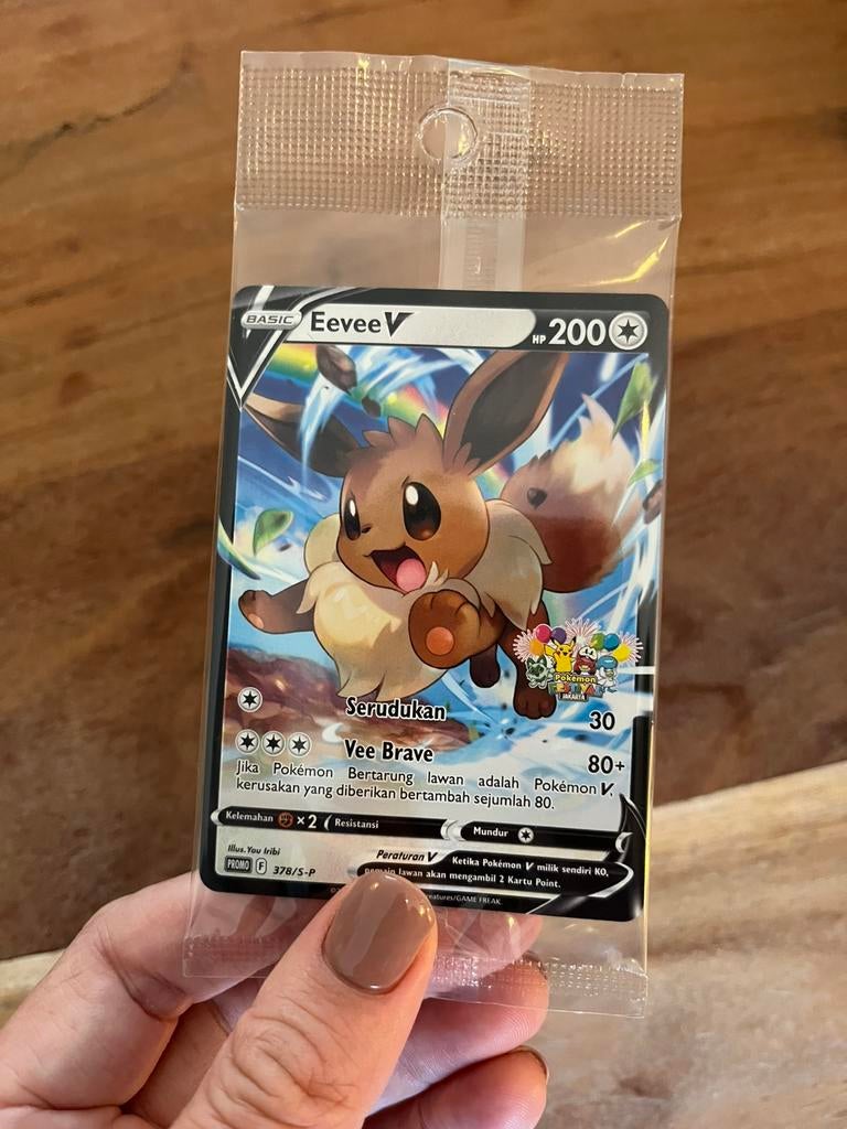 Eevee Pokémon Festival promo, Ophalen of Verzenden, Nieuw, Losse kaart