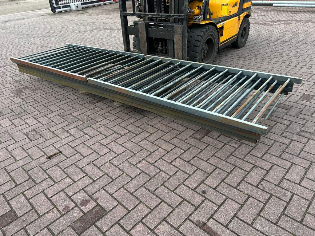 Robuust ijzeren hekwerk - Ideaal voor beveiliging, Ophalen of Verzenden, Gebruikt, IJzer, Spijlenhekwerk