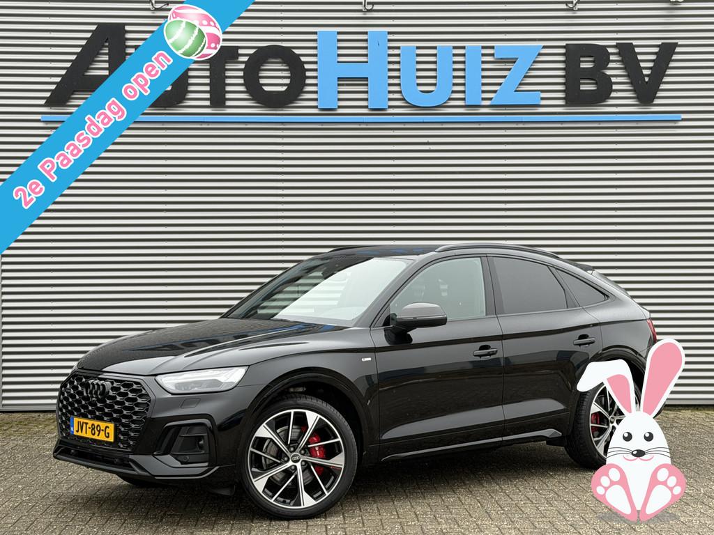 Audi Q5 Sportback 40 TFSI 204 PK S-Line Luchtvering Lederen, 745 kg, Gebruikt, 4 cilinders, Zwart