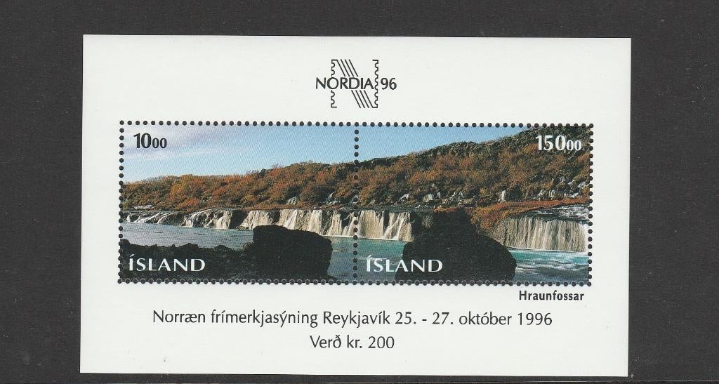IJsland blok Nordia 1996 (1995)., Verzenden, IJsland, Postfris