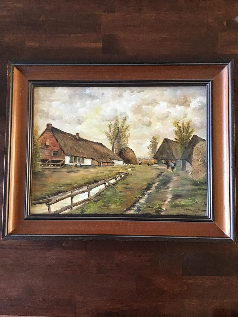 Landelijk schilderij, Ophalen