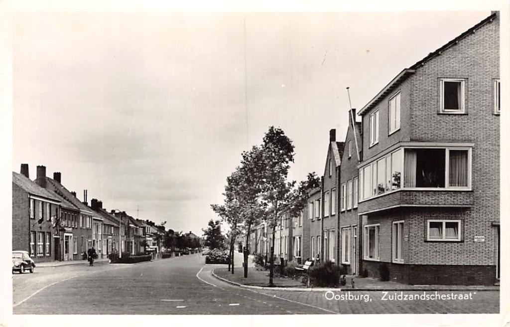 Oostburg Zuidzandschestraat Sluis Zeeuws-Vlaanderen, Verzenden, 1940 tot 1960, Ongelopen, Zeeland