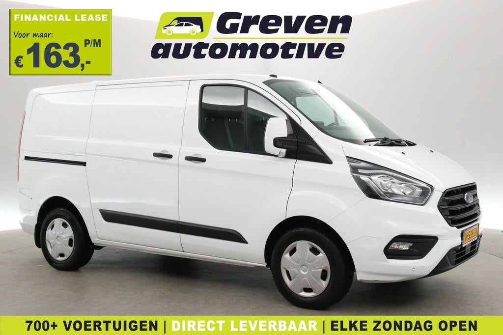 Ford Transit Custom 2.0 TDCI L1H1 | Airco | Cruise | 3 Zits, Auto's, Bestelauto's, Voorwielaandrijving, Stof, Gebruikt, Euro 6