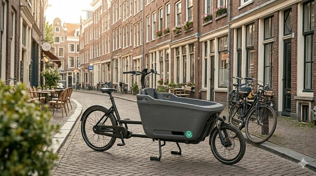 Abonnement voor elektrische cargofiets – All-inclusive, Ophalen, Nieuw, Minder dan 10 versnellingen, Overige merken