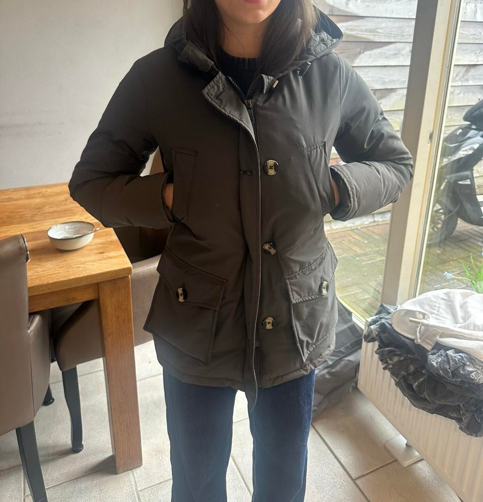 Airforce winterjas dames, Kleding | Dames, Jassen | Winter, Ophalen of Verzenden, Zo goed als nieuw, Maat 34 (XS) of kleiner, Zwart