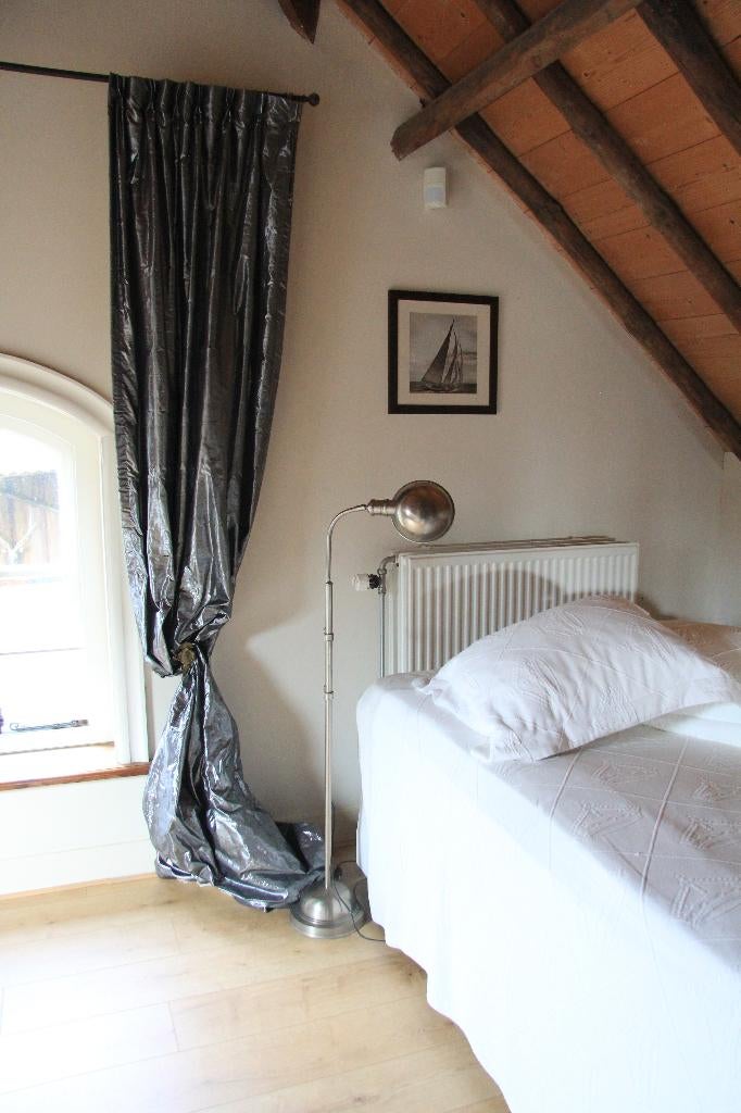 staande verstelbare chroom lamp in bauhausstijl, Ophalen, Gebruikt, Bauhaus, Metaal