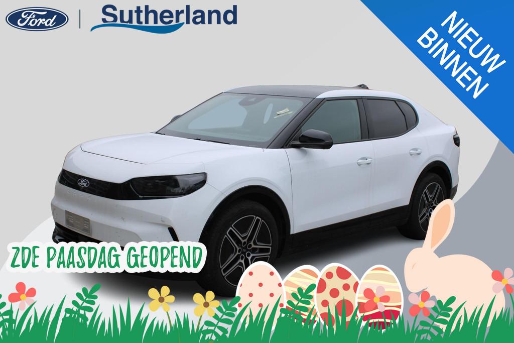 Ford Capri Premium Extended Range RWD 77 kWh | Panoramadak |, Automaat, Achterwielaandrijving, Gebruikt, Wit