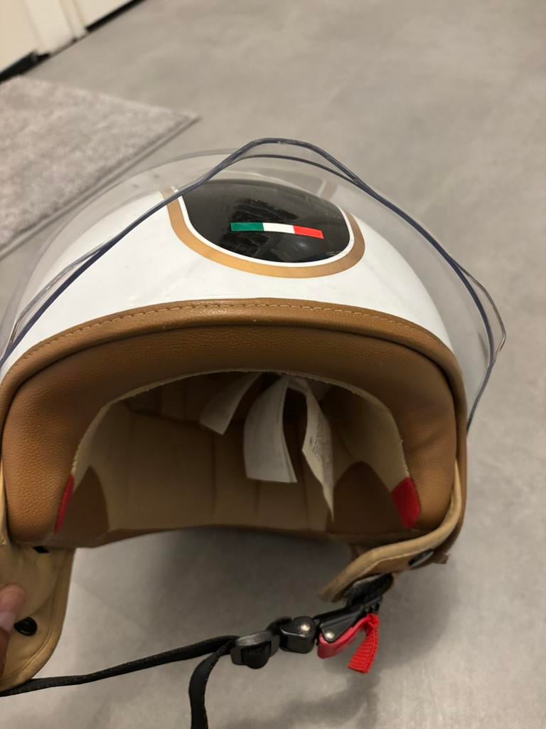 Te koop: brommer/ scooter helm M, Ophalen, Gebruikt, Medium