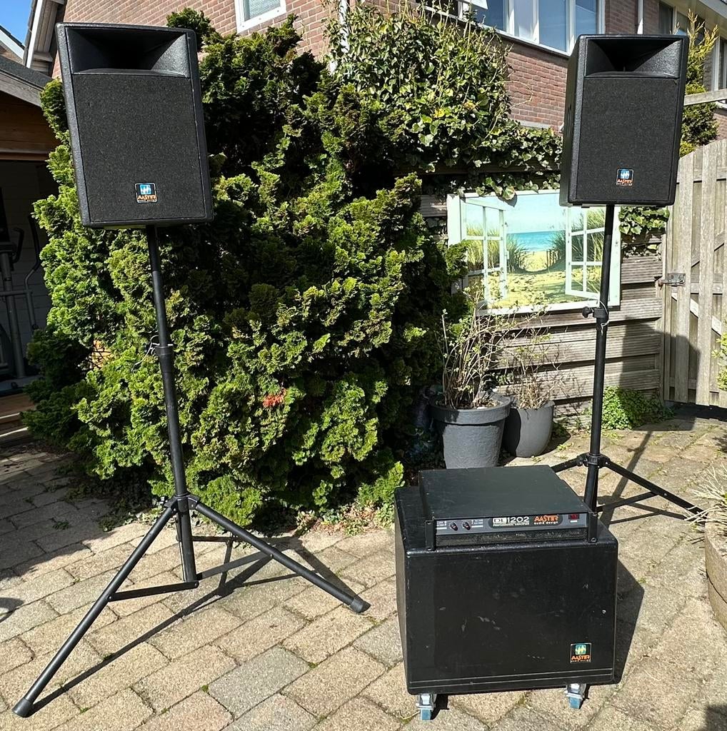 Master Audio PA professionele kwaliteit geluidsinstallatie, Ophalen, Gebruikt, Audio