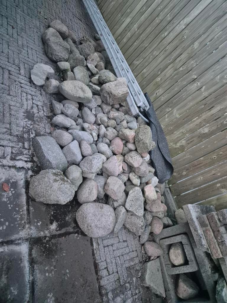 Veldkeien groot aantal gratis, Tuin en Terras, Grind, Keien en Split, Ophalen of Verzenden