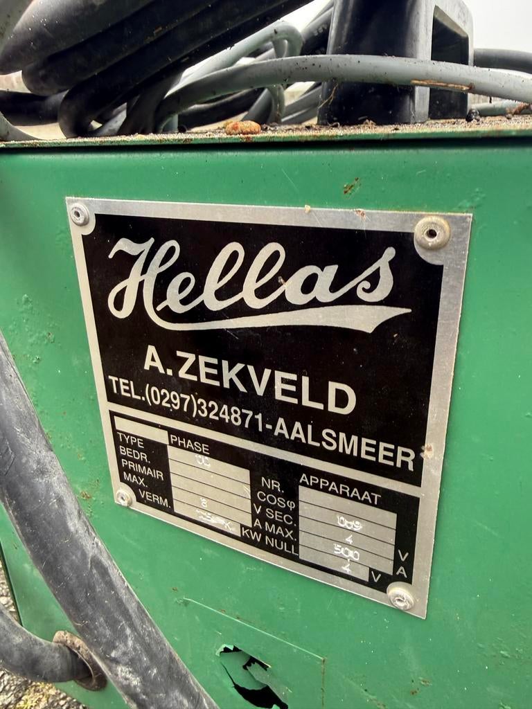 Hellas Ontdooitrafo voor bevroren waterleidingen, Ophalen, Gebruikt