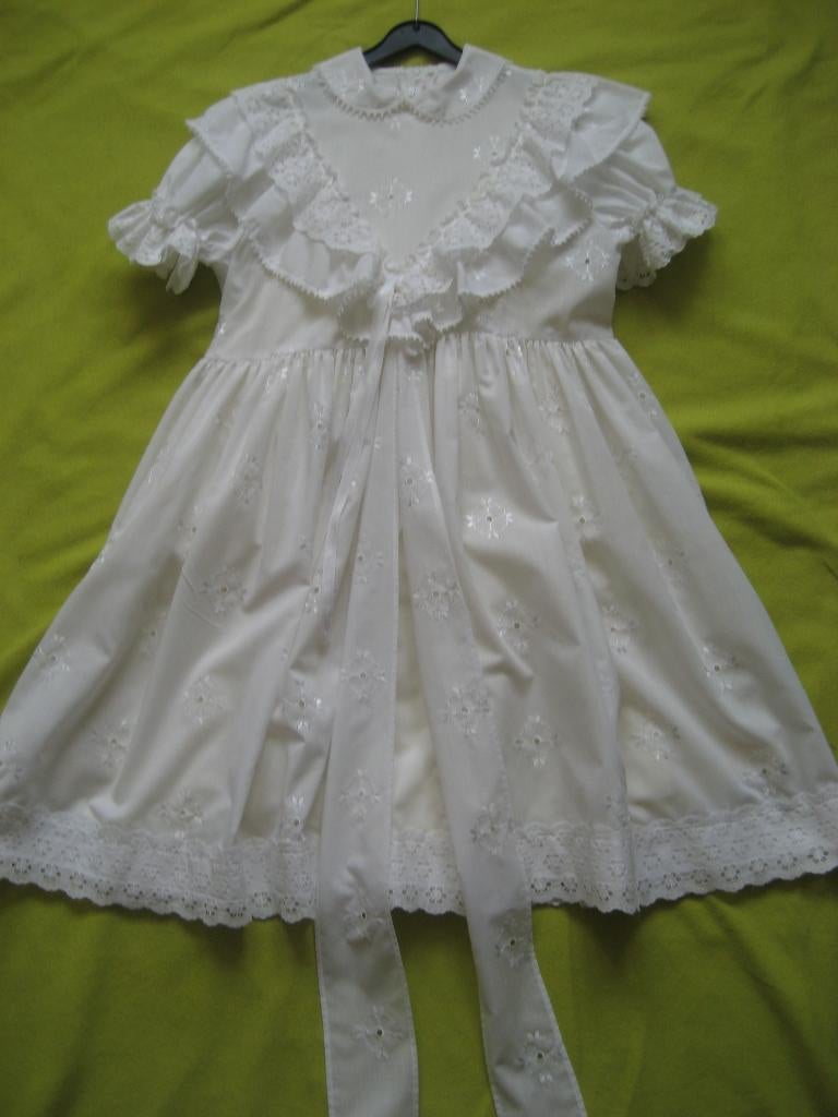 Feestjurk ,Communie- Bruidsmeisjesjurk .Doopjurk nieuw wit, Ophalen, Meisje, Buffy, Nieuw