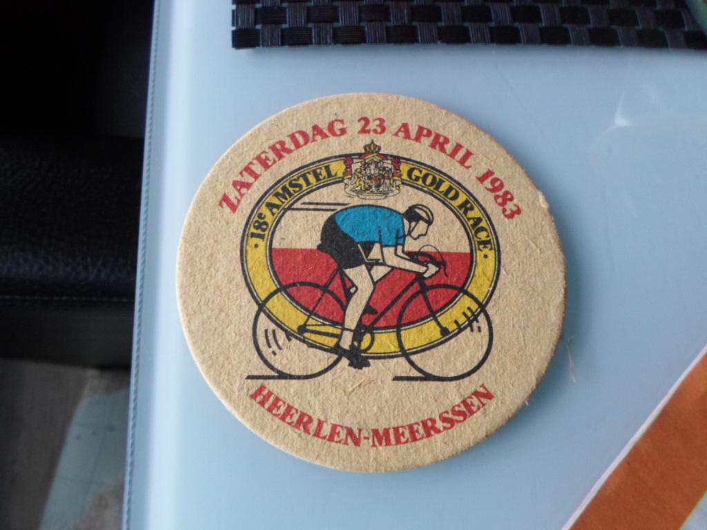Viltje Amstel Gold Race  23 april 1983, Verzamelen, Biermerken, Ophalen of Verzenden, Gebruikt, Viltje(s), Amstel