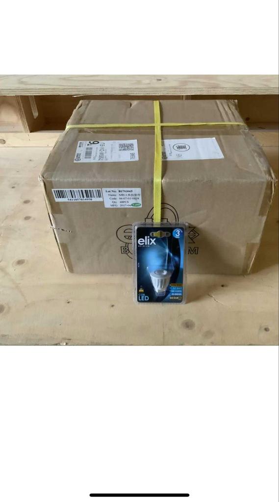 Partij 460 stuks Elix COB LED G4/GU4 Warm Wit 2.7W (280 Lume, Led-lamp, Minder dan 30 watt, Nieuw, Bipin of Steekvoet