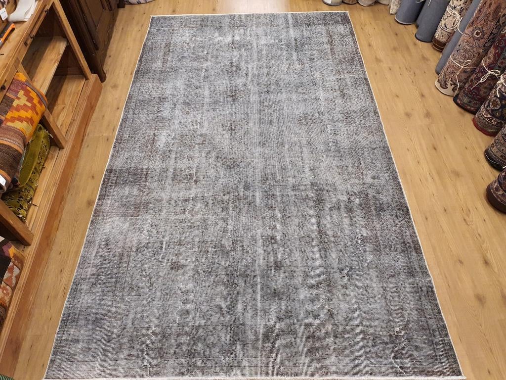 Vintage handgeknoopt perzisch tapijt tabriz 318x187, Info@SlatsAntiek.nl, Tweedehands, Perzisch, 150 tot 200 cm