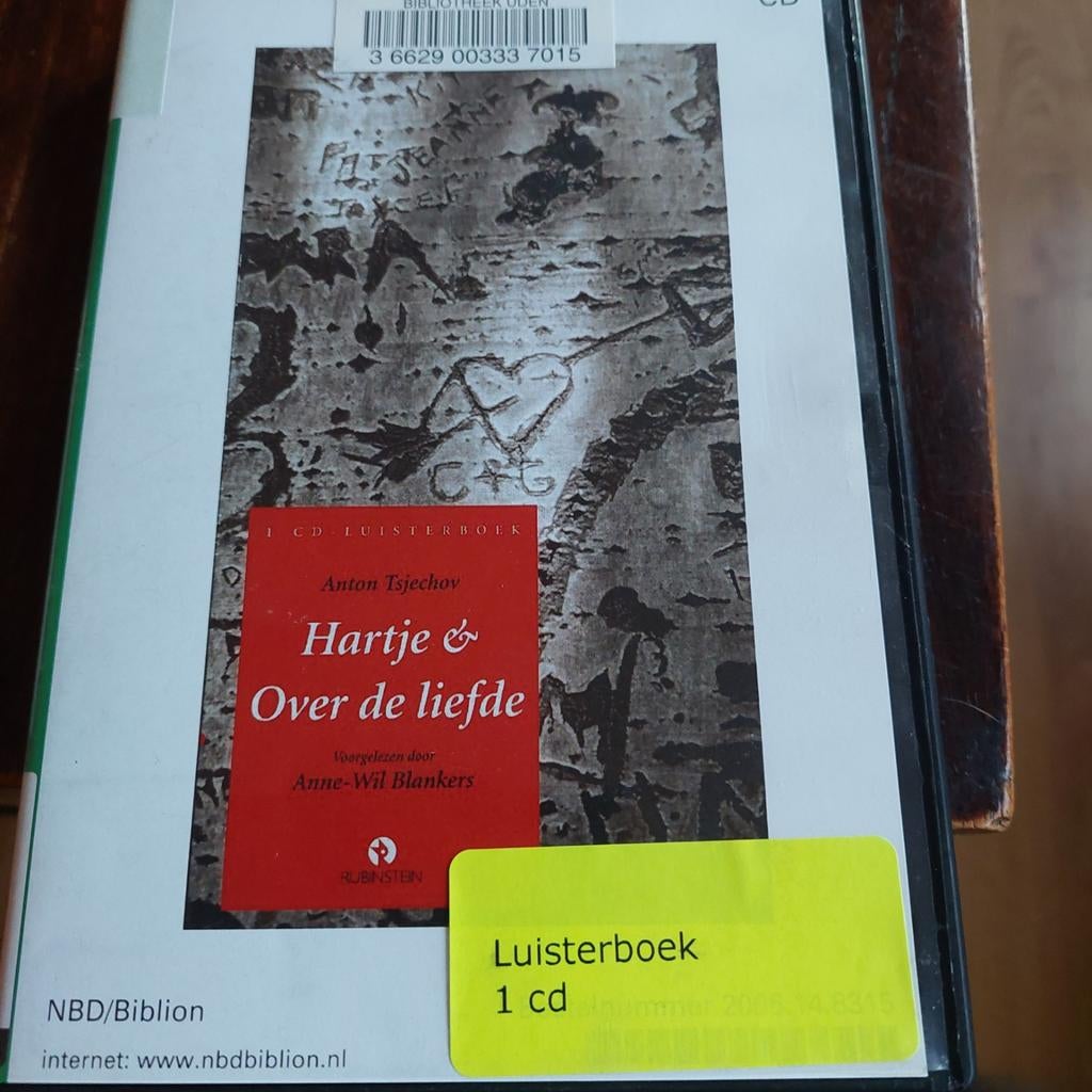 Luisterboek: Hartje & Over de liefde - Anton Tsjechov, Ophalen of Verzenden, Cd