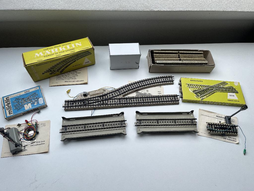 Kaveltje M rails, Wisselstroom, Gebruikt, Rails, Ophalen of Verzenden