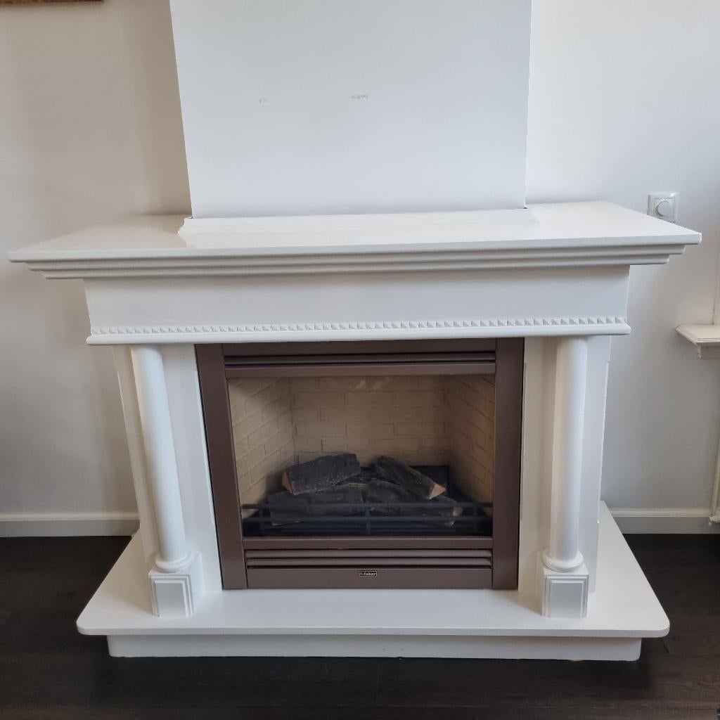 Gashaard Faber + ombouw, Ophalen, Gebruikt, Bruin