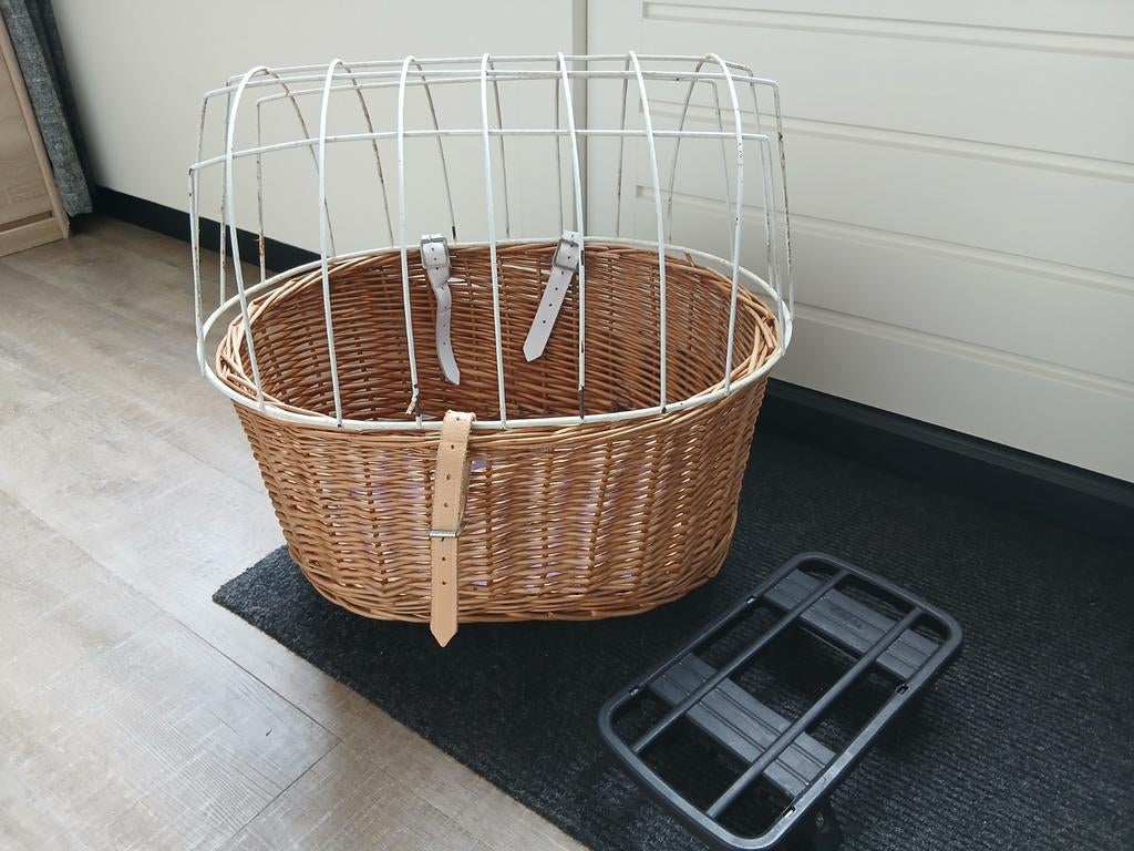 Hondenmand voor achter op fiets, Fietsen en Brommers, Fietsaccessoires | Fietsmanden, Ophalen