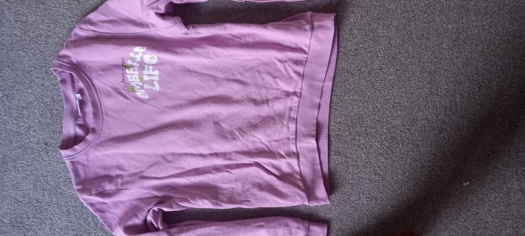 Zomertruitje lila met opdruk - Maat 146-152 (11-12Y), Kleding | Dames, Tops, Name It, Paars, Ophalen of Verzenden, Lange mouw