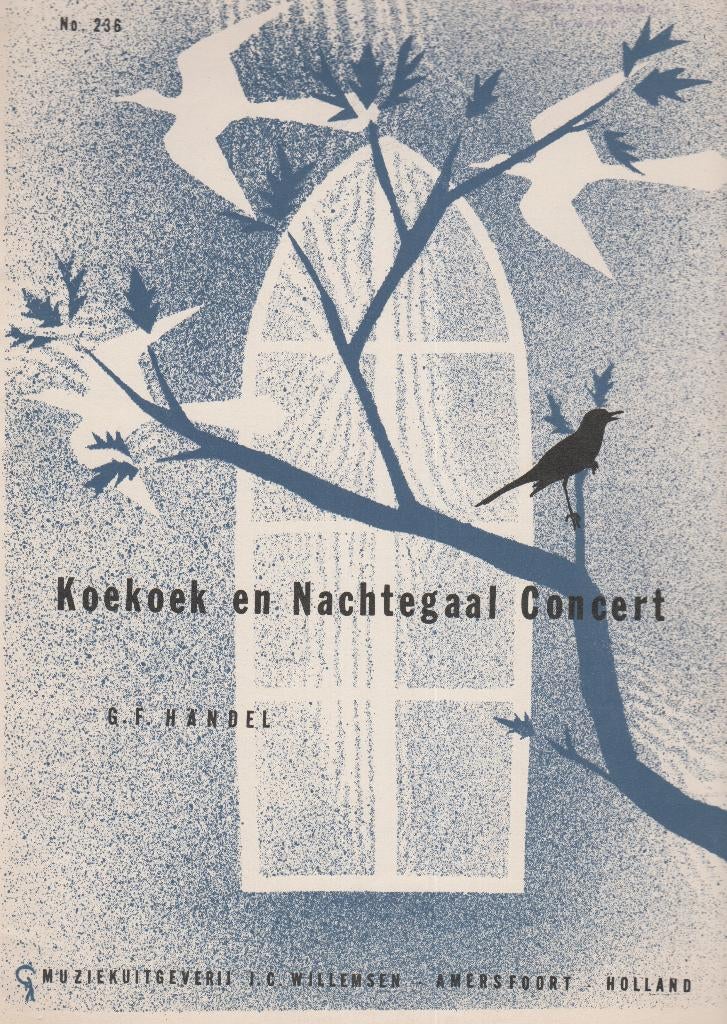 G.F.HANDEL - Koekoek en Nachtegaal Concert, Ophalen of Verzenden, Gebruikt, Artiest of Componist, Populair