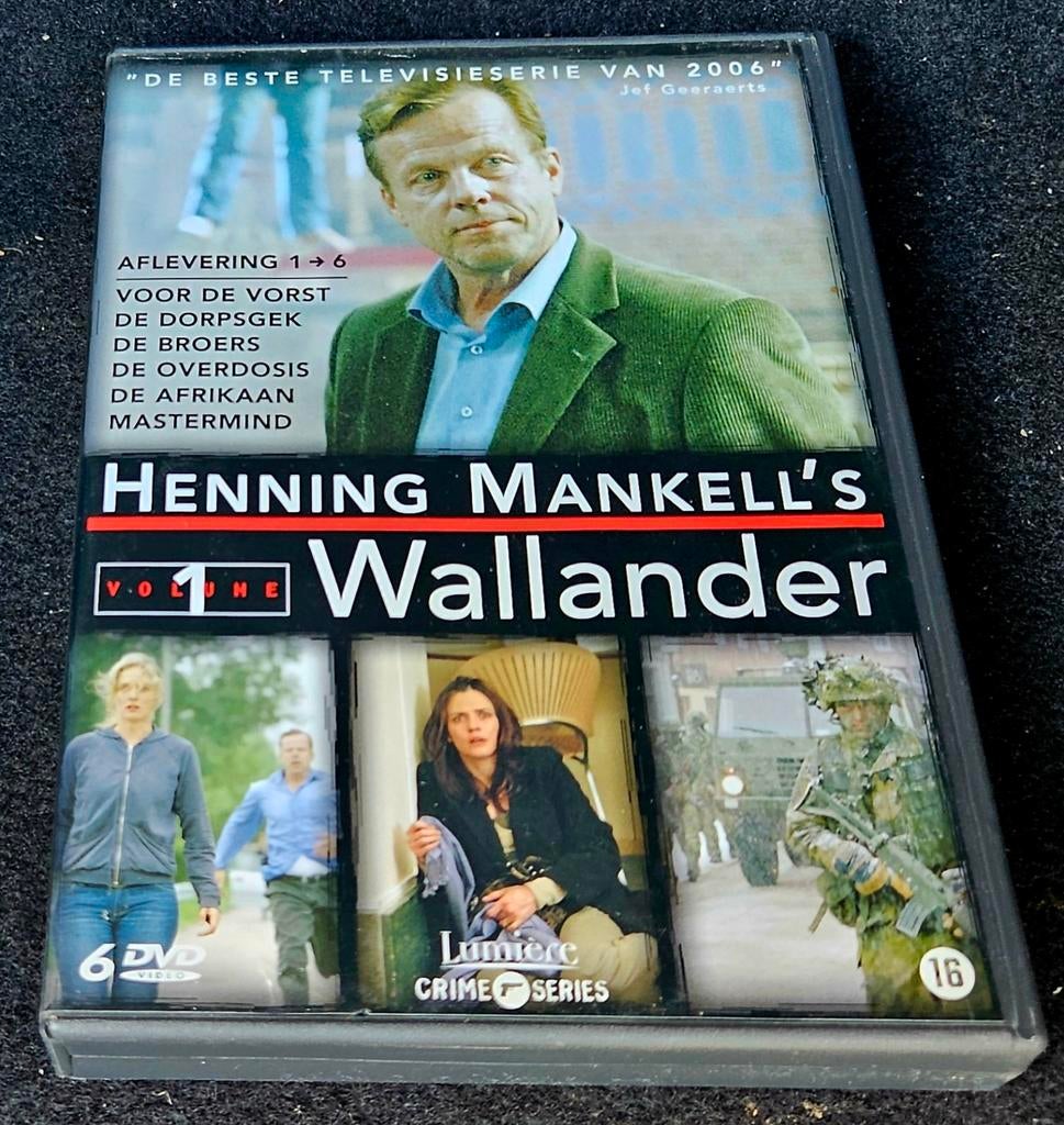 Henning Mankell's Wallander Volume 1 (6 DVD's), Cd's en Dvd's, Dvd's | Tv en Series, Ophalen of Verzenden
