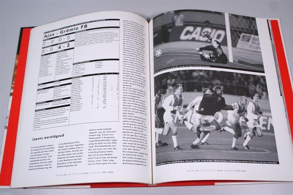 Het officiele Ajax jaarboek 1995-1996, Boeken, Ophalen of Verzenden, Zo goed als nieuw, Watersport en Hengelsport