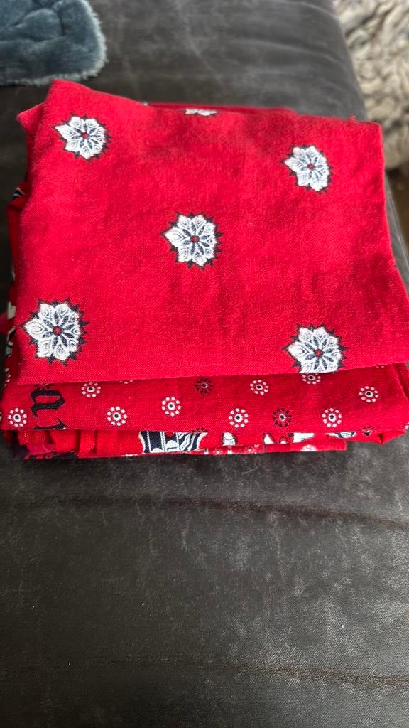 7 nette leuke boerenzakdoeken, Ophalen of Verzenden, Zo goed als nieuw