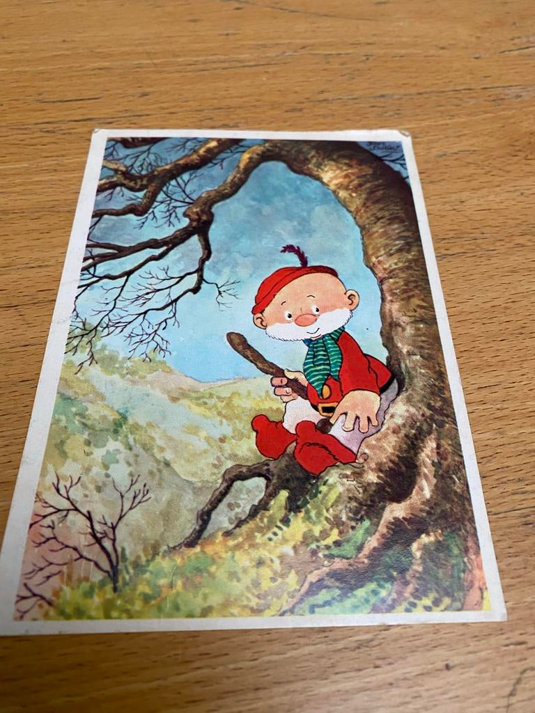 Voor het kind ansichtkaart kabouter Paulus, Verzenden, 1940 tot 1960, Ongelopen