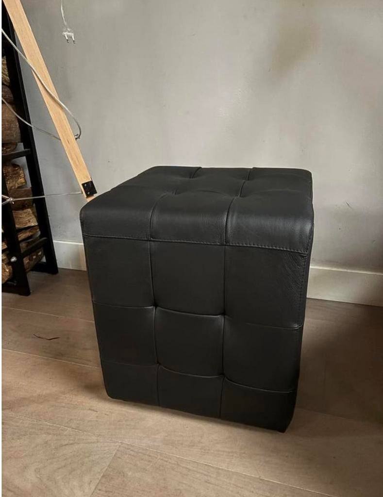 Cyra sofa poef kubus hocker voetenbank nachtkastje vintage, Ophalen, Minder dan 50 cm, ., .