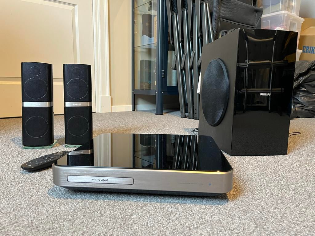 Philips HTS7202 Home Cinema Set met 3D Blu-ray, Philips, Gebruikt, 2.1-systeem, Blu-ray-speler