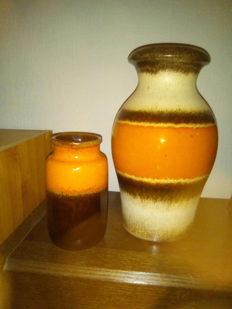 Retro/Vintage Scheurich West-Germany vazen, Ophalen, Huis en Inrichting