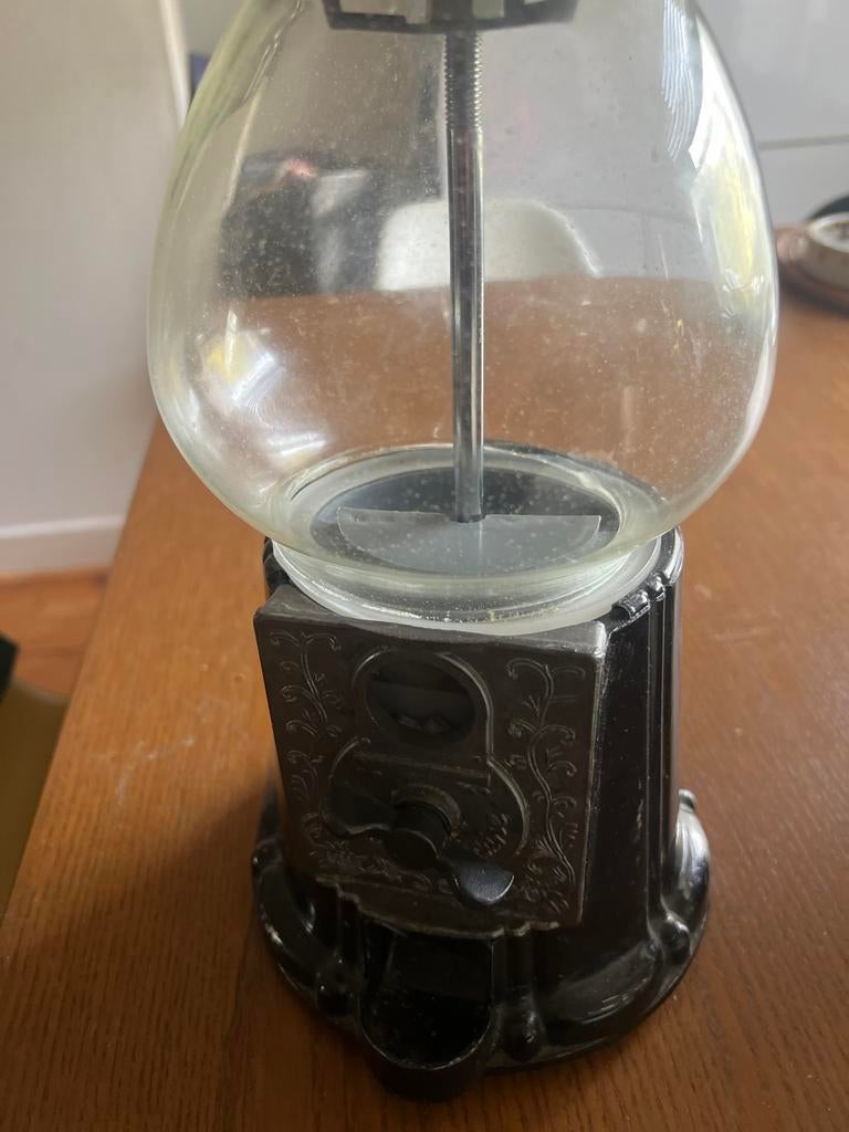Vintage Kauwgomballenmachine - Aniek werkt nog!, Ophalen of Verzenden
