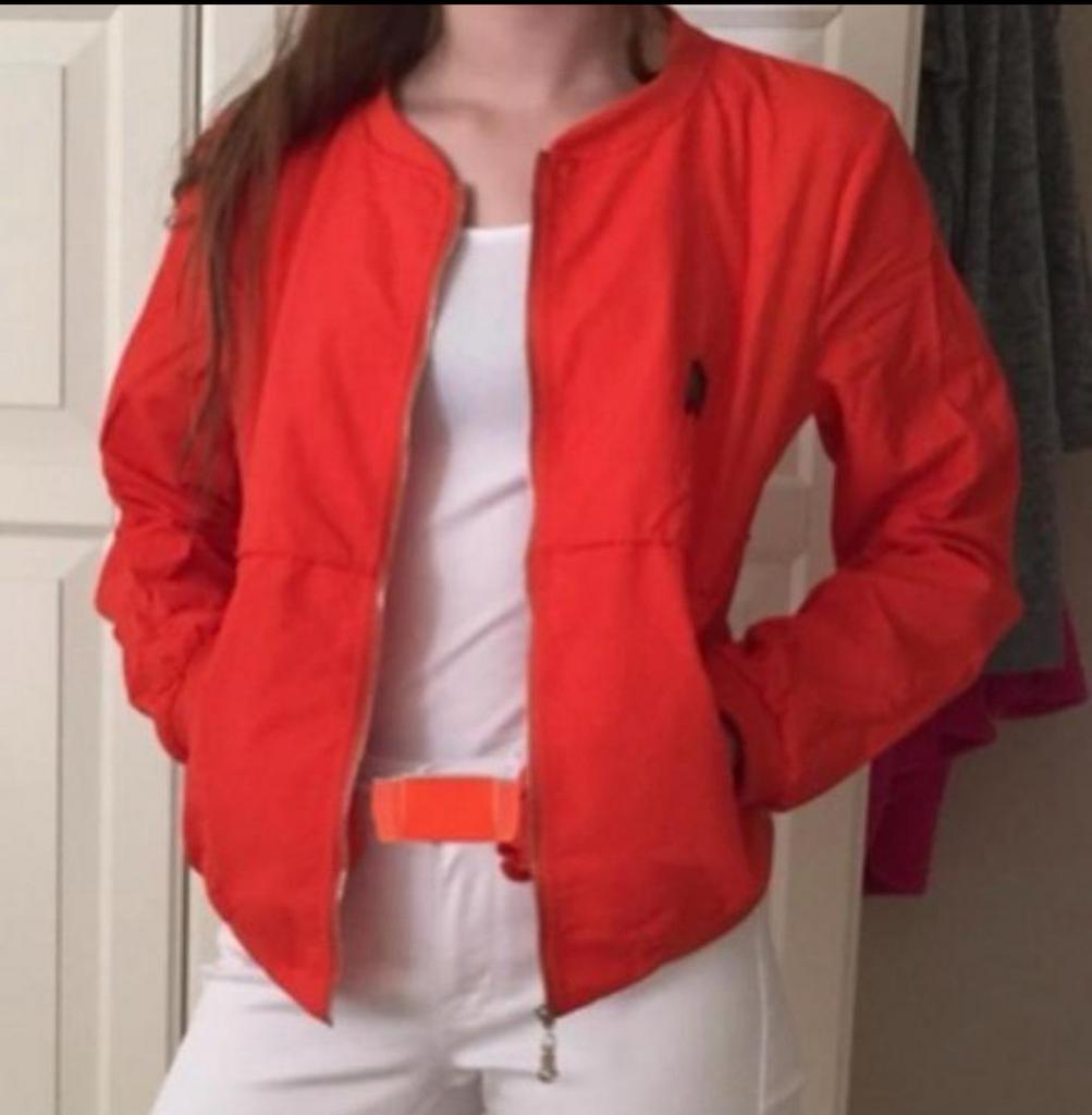 Kingsday (voetbal) Oranje dunne jas/bomber jack mt. Xs, Ophalen of Verzenden, Zo goed als nieuw, Maat 34 (XS) of kleiner, Oranje