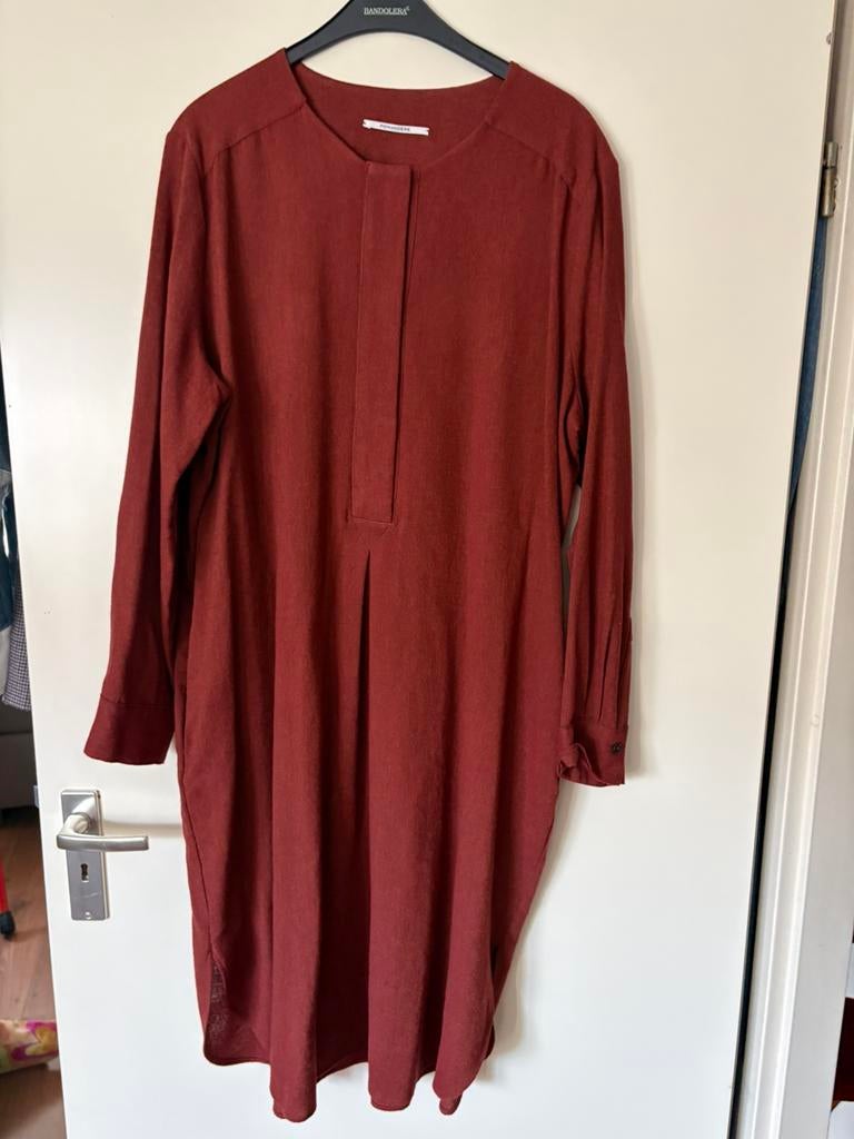 Pomandere jurk, Maat 42/44 (L), Ophalen of Verzenden, Zo goed als nieuw, Knielengte