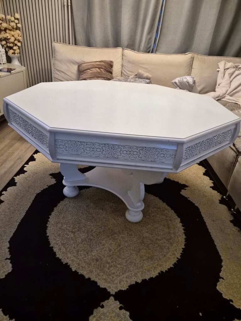 Stevige eetafel, Ophalen, 50 tot 100 cm, Zo goed als nieuw, Minder dan 50 cm