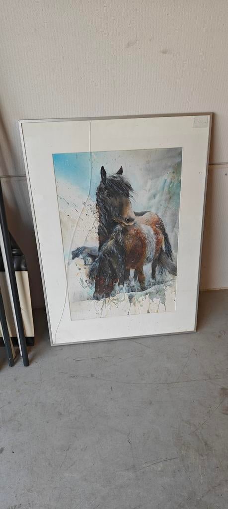 Schilderij met paard van Edith stoel, Ophalen