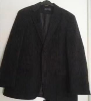 nog nette blazer colbert DIGEL velours zwart grijs 25 = 52 L, Kleding | Heren, Kostuums en Colberts, Maat 52/54 (L), Verzenden