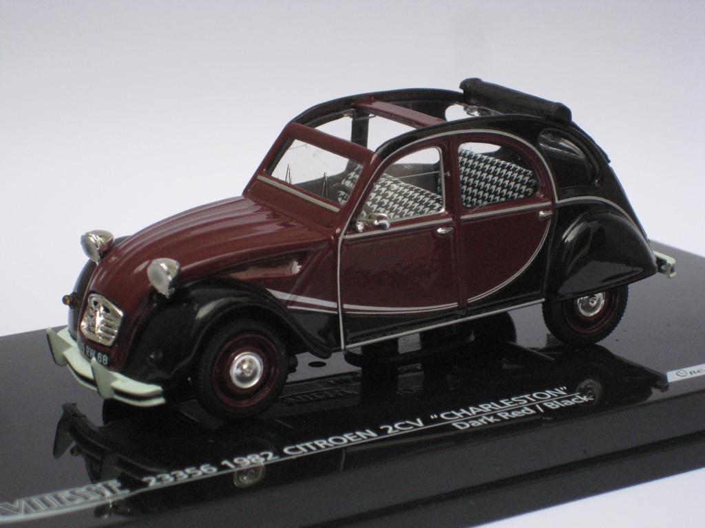 Citroen 2CV Charleston geel of geel zwart Viesse 1:43, Ophalen of Verzenden, Nieuw, Auto, Overige merken